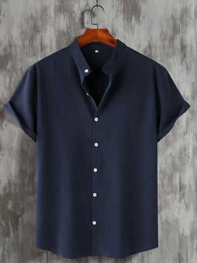 CAMISETA HENLEY ELEGANTE